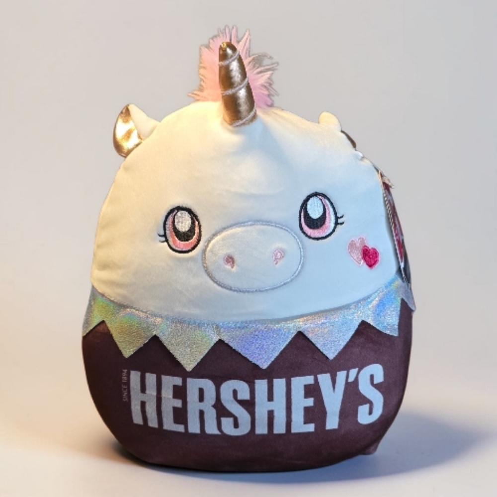 NWT 2022 Sofia The Unicorn Scented Hersheys Squishmallows Plush 12" V-Day